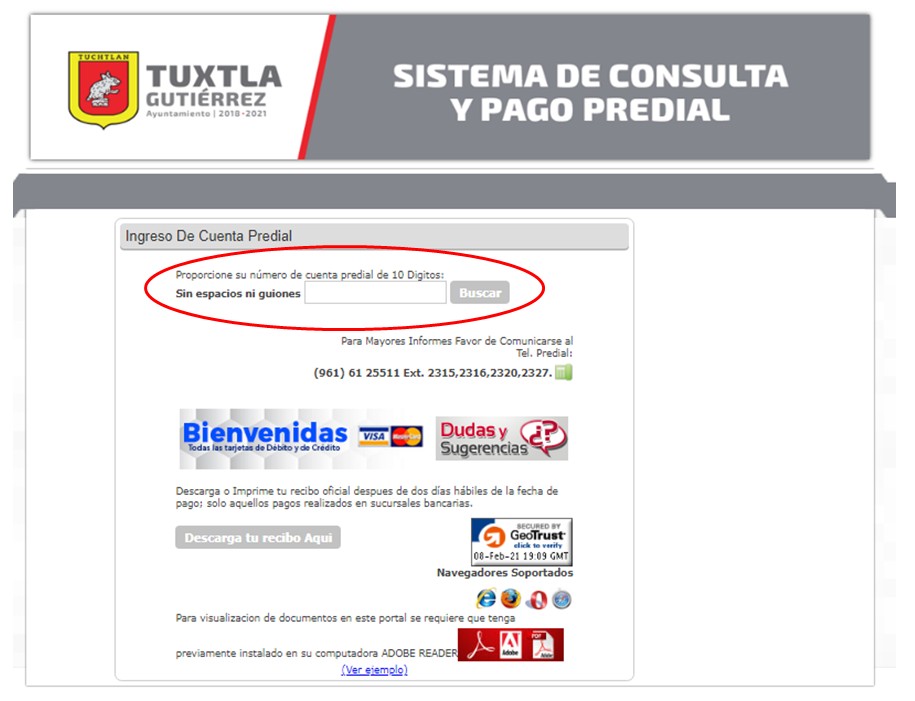 Pagar predial en línea Tuxtla Gutiérrez